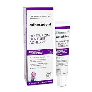 Dr. B Dental Adhesadent Denture Adhesive, 2.4 Oz Tube 24/CA