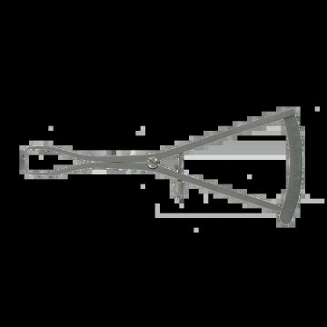 14613 Weiss Modified Castroviejo Bone Caliper 17Cm