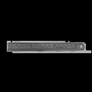 14618  STAINKESS RULER 15CM