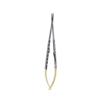 15514 Needle Holders T/C ROUND HANDLE CASTROVIEJO STRAIGHT 18Cm