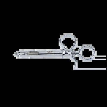 17003 Aspirating Syringe with 2 rouond hole Grips w/Harpoon