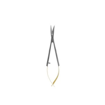 CASTROVIEJO SCISSORS CURVED 1 BLADE SERRATION 12CM