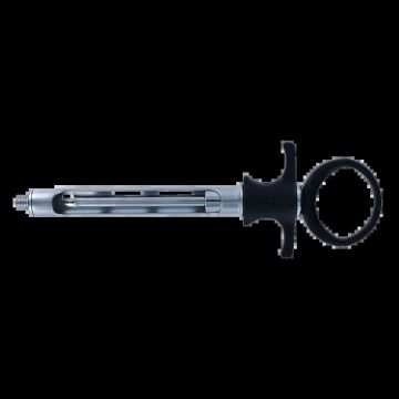 SYRINGE 1.8ML WITH HARPOON BLACK HANDLE