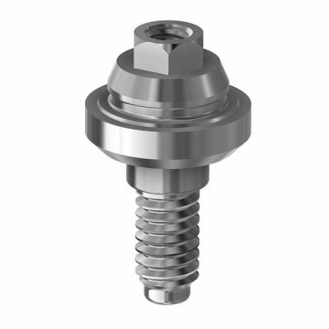 Straight Multiunit Abutment - 1mm Collar Height - 4.5 - 40.020/1