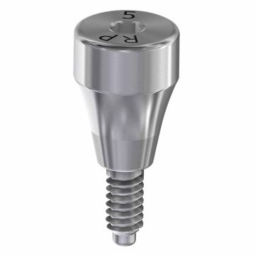 Healing Abutment 5.0mm Collar Height 3.5/4.0 (Aqua)