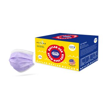 KIDS - ASTM3 3PLY Disposable Mask, Lavender