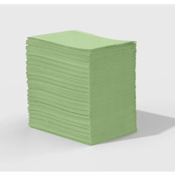 Disposable Patient Bib Green 13" X 18"