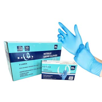 100% Nitrile Gloves - Blue, XL 200 pcs, CASE