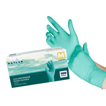 Chloroprene Exam Glove 100 pcs MD