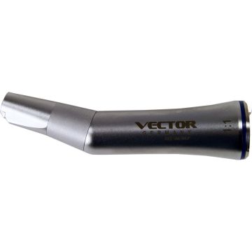 Vector 1:1 Contra Angle Handpiece, Fiberoptic with Light, 1 Hole Spray